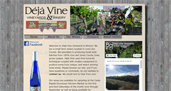 Desktop Screenshot of dejavine.com
